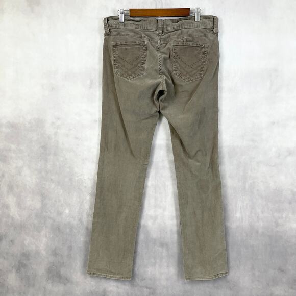 Old Navy Womens Low Rise Corduroy Pants Size 10 Long Y2K Fallcore Retro Preppy - Picture 2 of 10